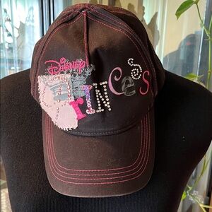 Disney Princess Black and Pink Cap